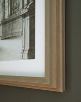 Jebkins Black/Walnut Wall Art by Ashley at Eve Furniture