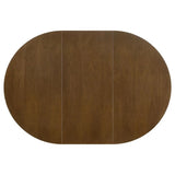 Jedda Dark Walnut/Black 5-piece Oval Dining Table Set by Coaster at Eve Furniture