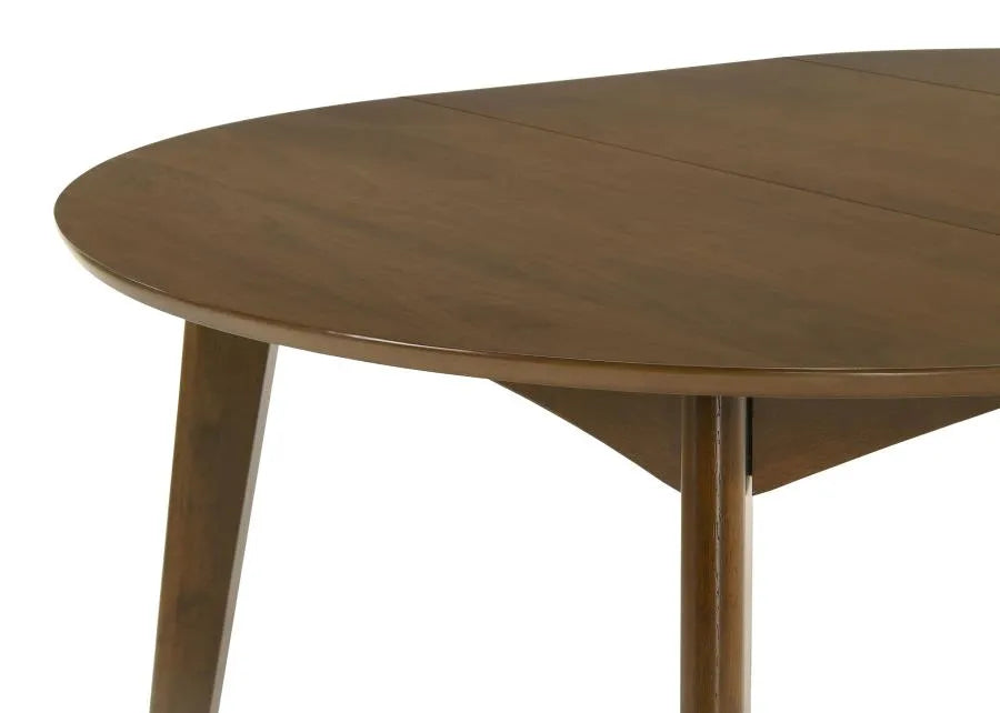 Jedda Dark Walnut/Black 5-piece Oval Dining Table Set by Coaster at Eve Furniture