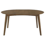 Jedda Dark Walnut/Black 5-piece Oval Dining Table Set by Coaster at Eve Furniture
