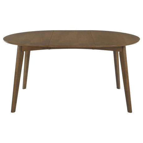 Jedda Dark Walnut/Black 5-piece Oval Dining Table Set by Coaster at Eve Furniture