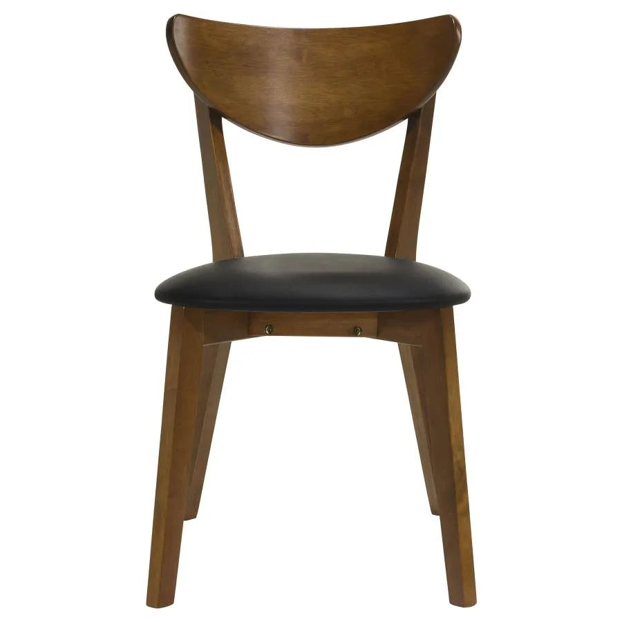 Jedda Dark Walnut/Black 5-piece Oval Dining Table Set by Coaster at Eve Furniture