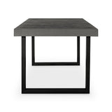 Jedrik Dark Grey Small Outdoor Dining Table by MOES at Eve Furniture