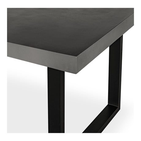 Jedrik Dark Grey Small Outdoor Dining Table by MOES at Eve Furniture