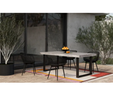 Jedrik Outdoor Dining Table - Dark Grey - Large by Moe's Home at Eve Furniture