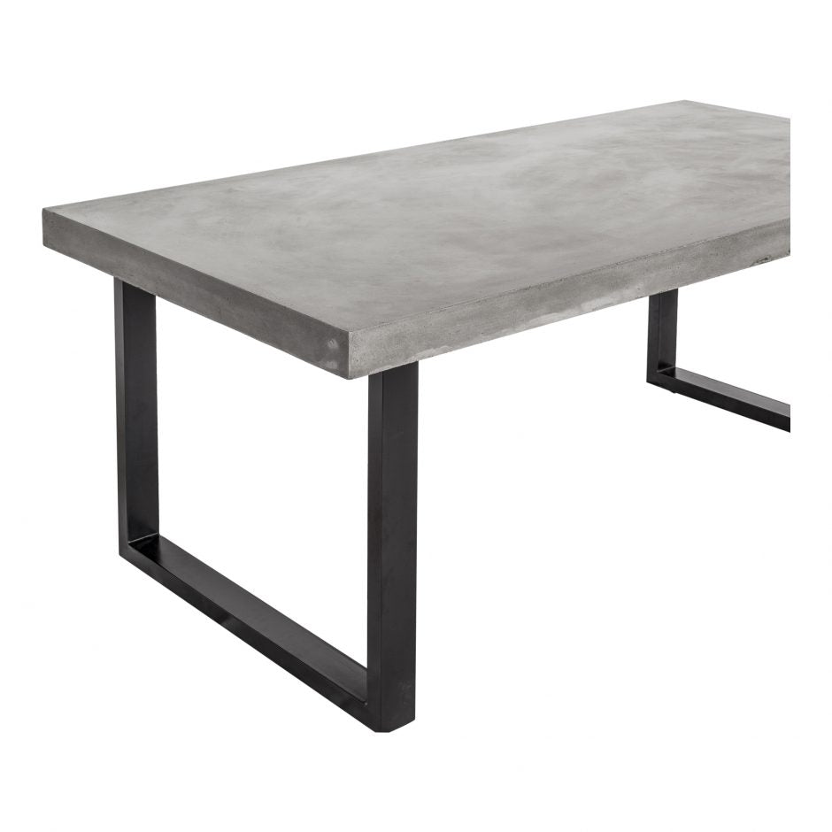 Jedrik Outdoor Dining Table - Dark Grey - Large by Moe's Home at Eve Furniture