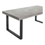 Jedrik Outdoor Dining Table - Dark Grey - Large by Moe's Home at Eve Furniture