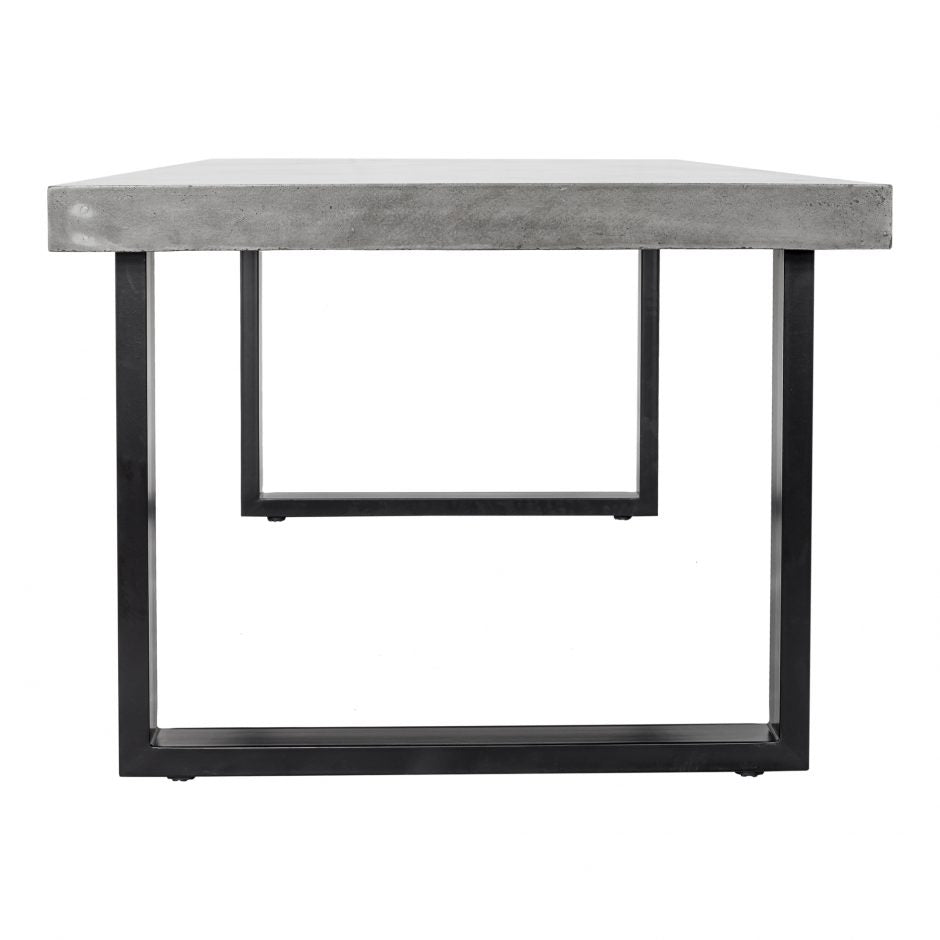 Jedrik Outdoor Dining Table - Dark Grey - Large by Moe's Home at Eve Furniture