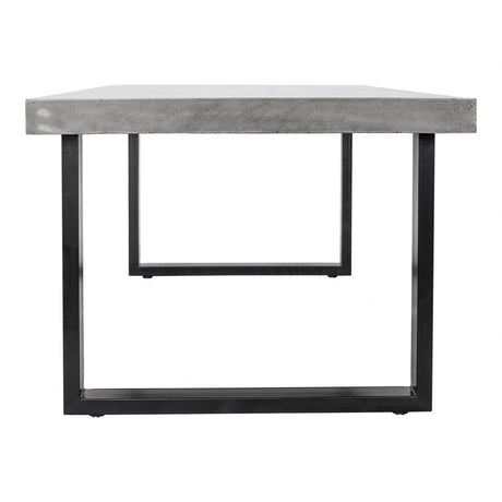 Jedrik Outdoor Dining Table - Dark Grey - Large by Moe's Home at Eve Furniture