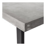 Jedrik Outdoor Dining Table - Dark Grey - Large by Moe's Home at Eve Furniture