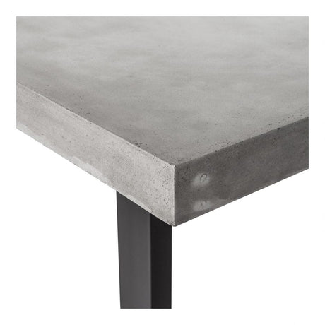 Jedrik Outdoor Dining Table - Dark Grey - Large by Moe's Home at Eve Furniture