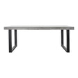 Jedrik Outdoor Dining Table - Dark Grey - Large by Moe's Home at Eve Furniture