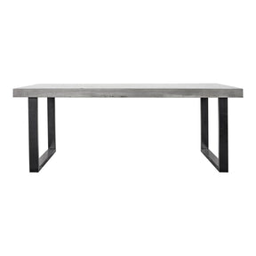 Jedrik Outdoor Dining Table - Dark Grey - Large by Moe's Home at Eve Furniture