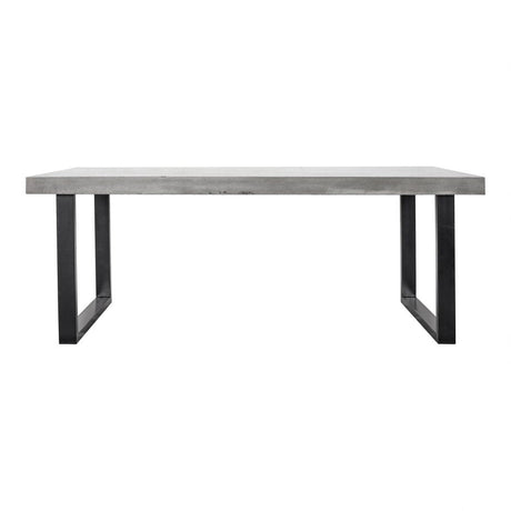 Jedrik Outdoor Dining Table - Dark Grey - Large by Moe's Home at Eve Furniture