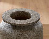 Jedwick Gray/Brown Vase by Ashley at Eve Furniture