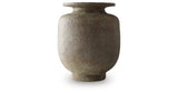 Jedwick Gray/Brown Vase by Ashley at Eve Furniture