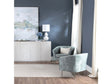 Jefferson Gray/Silver Accent Chair by Crestview at Eve Furniture