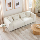 Jefferson Soft Chenille Modern Sofa by Ashcroft Furniture at Eve Furniture