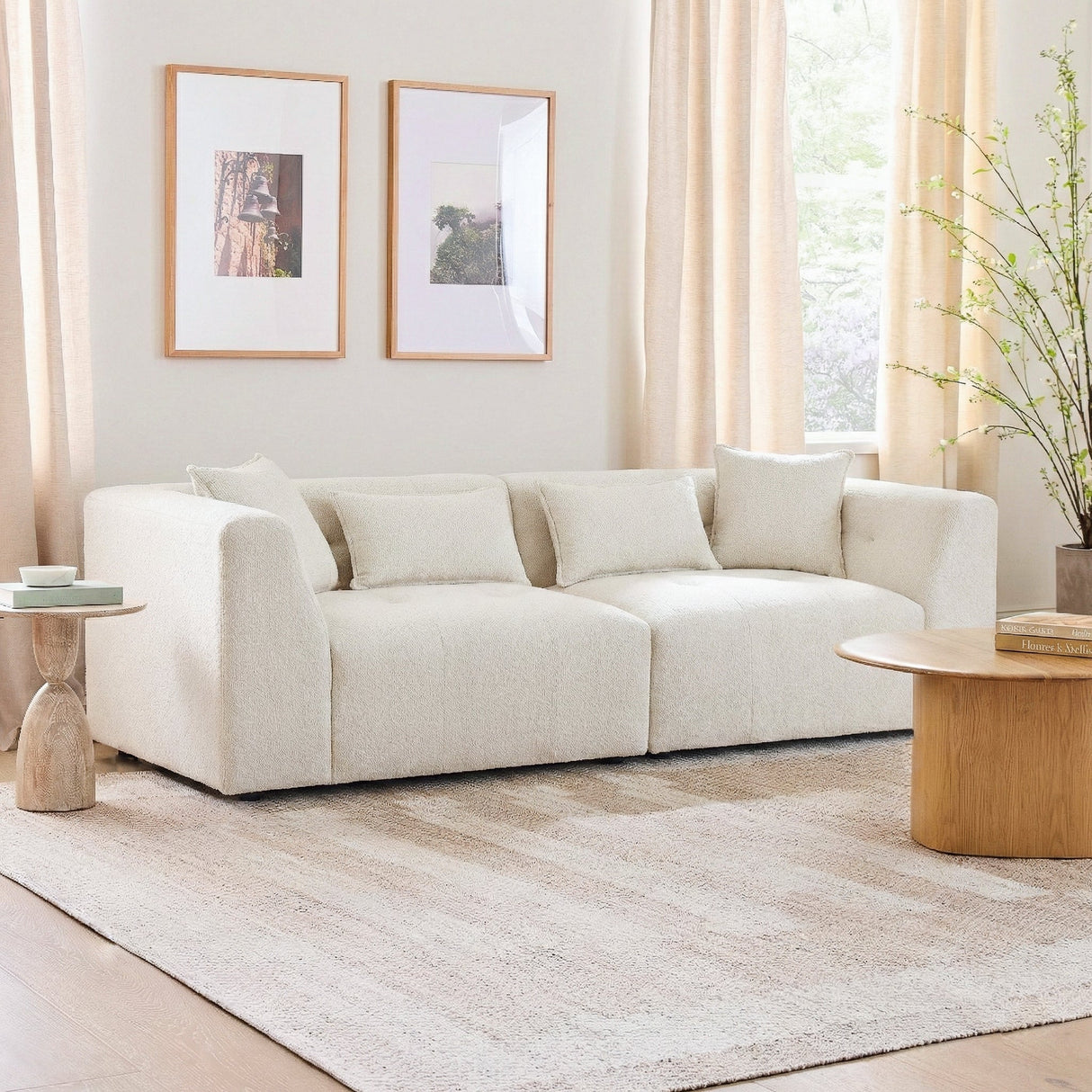 Jefferson Soft Chenille Modern Sofa by Ashcroft Furniture at Eve Furniture