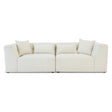 Jefferson Soft Chenille Modern Sofa by Ashcroft Furniture at Eve Furniture