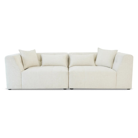 Jefferson Soft Chenille Modern Sofa by Ashcroft Furniture at Eve Furniture