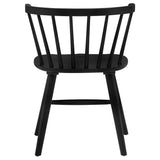 Jeffries Black Windsor Wood Dining Side Chair (Set of 2) by Coaster at Eve Furniture