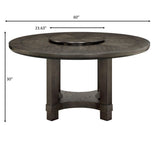Jeffries Expresso Round Dining Set by Crown Mark at Eve Furniture