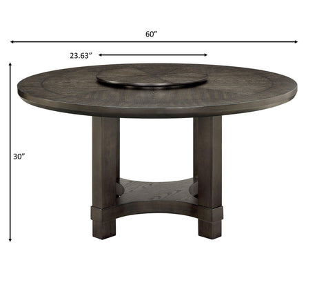 Jeffries Expresso Round Dining Set by Crown Mark at Eve Furniture