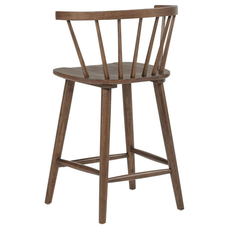Jeffries Walnut HP0426 Counter Chair (Pack of 2) by Coaster at Eve Furniture