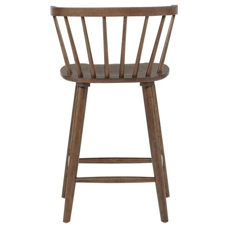 Jeffries Walnut HP0426 Counter Chair (Pack of 2) by Coaster at Eve Furniture