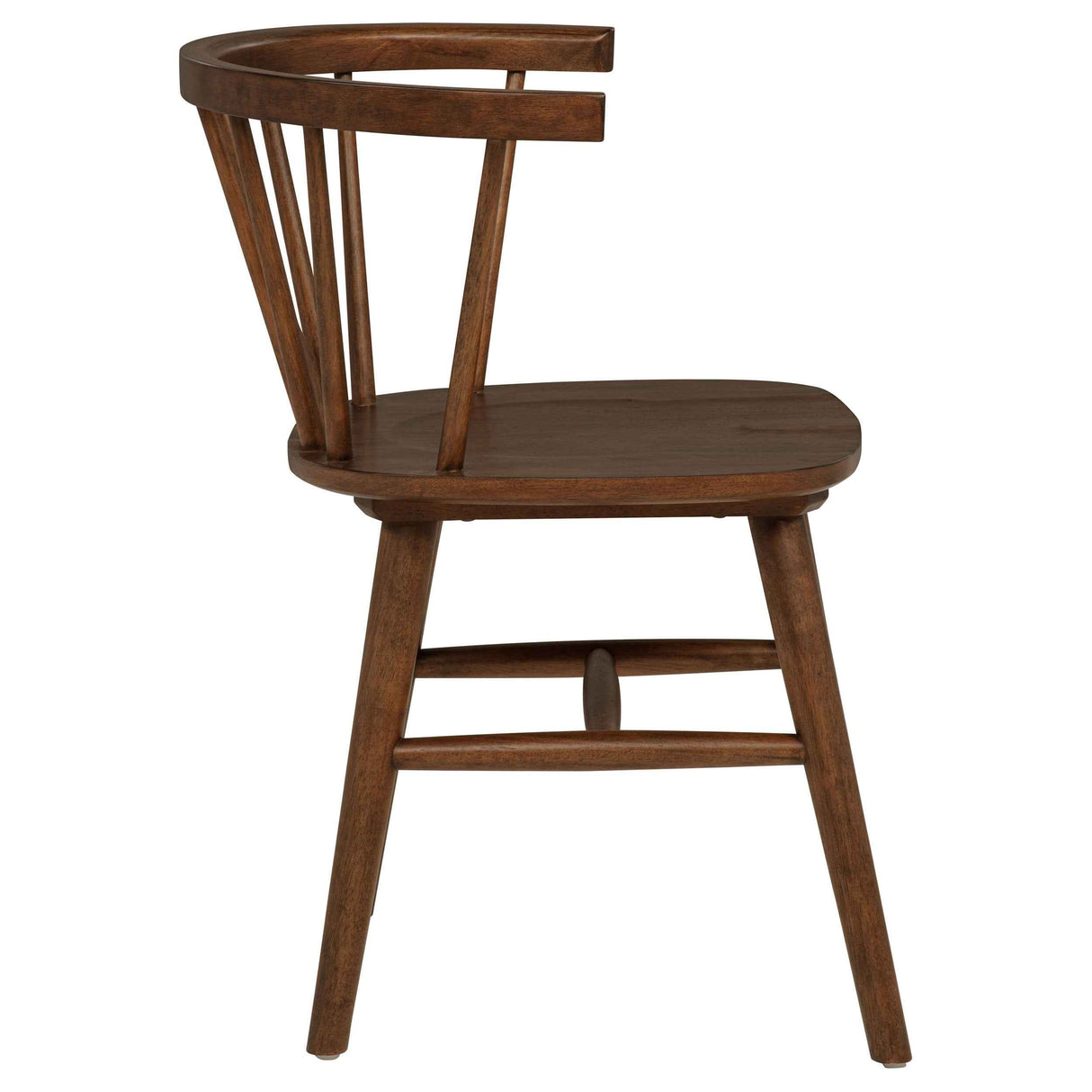 Jeffries Walnut Windsor Wood Dining Side Chair (Set of 2) by Coaster at Eve Furniture