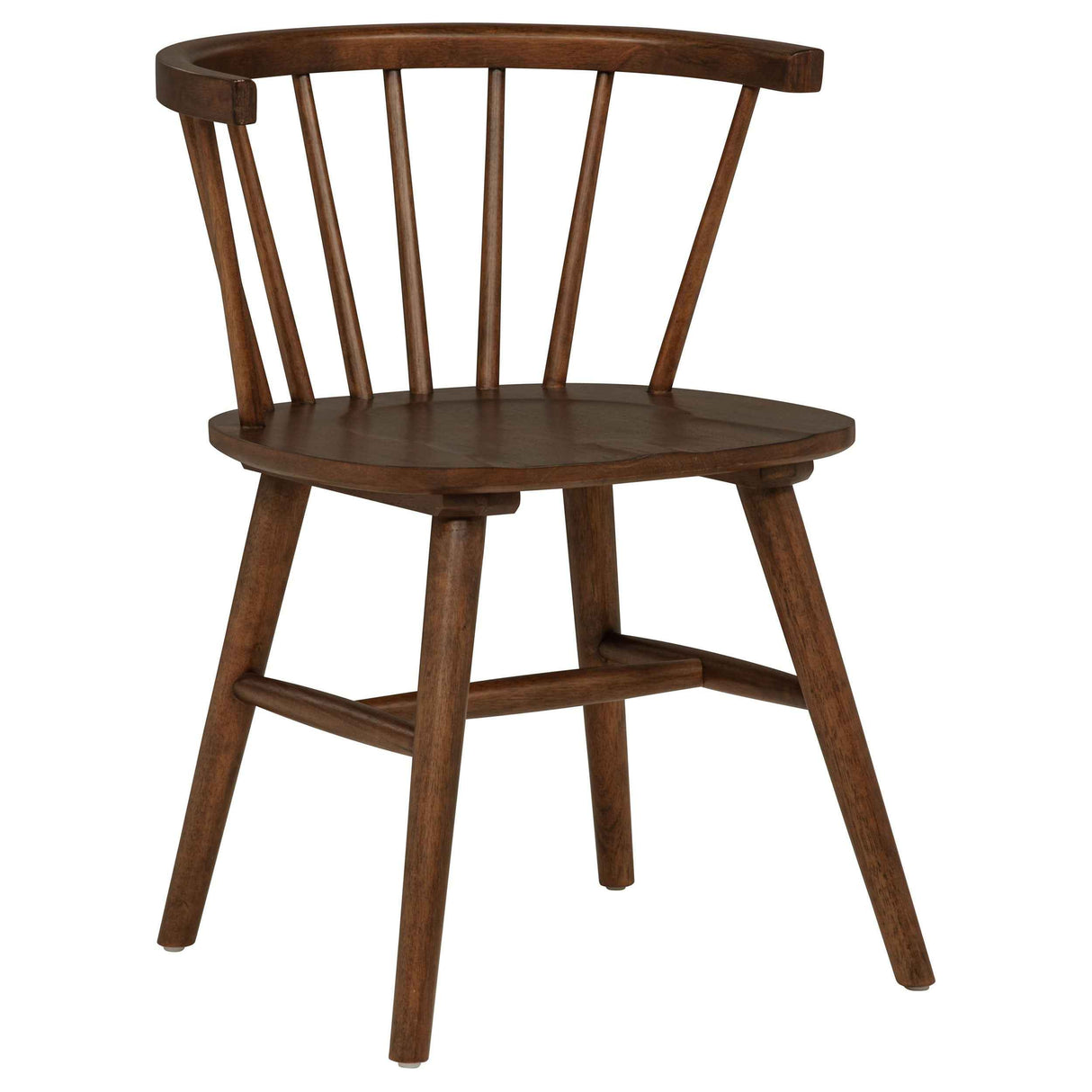 Jeffries Walnut Windsor Wood Dining Side Chair (Set of 2) by Coaster at Eve Furniture