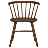 Jeffries Walnut Windsor Wood Dining Side Chair (Set of 2) by Coaster at Eve Furniture