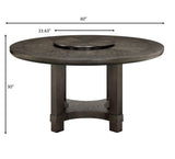 Jeffries Expresso Round Dining Set by Crown Mark at Eve Furniture