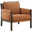 Jema Chair, Topanga Terracotta by Dovetail at Eve Furniture