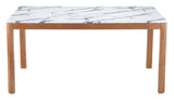 Jemy White Dining Table by Zuomod at Eve Furniture
