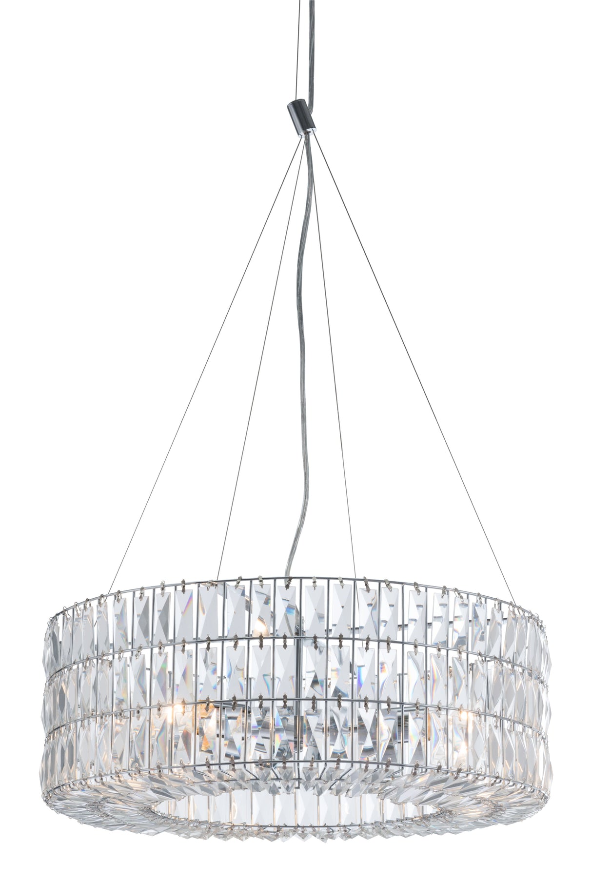 Jena Chrome Ceiling Lamp by Zuomod at Eve Furniture