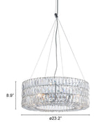Jena Chrome Ceiling Lamp by Zuomod at Eve Furniture