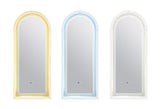 Jeni Mirror White Floor Mirror by New Era Innovations at Eve Furniture