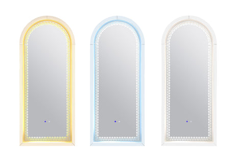 Jeni Mirror White Floor Mirror by New Era Innovations at Eve Furniture
