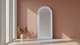 Jeni Mirror White Floor Mirror by New Era Innovations at Eve Furniture
