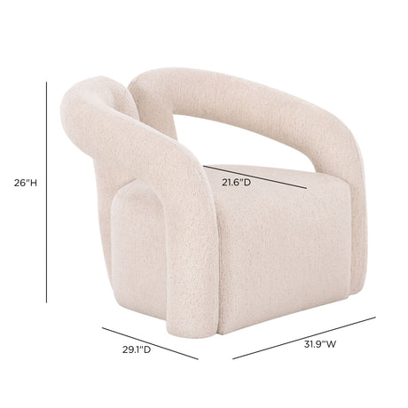 Jenn Accent Chair by TOV Furniture at Eve Furniture