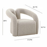 Jenn Accent Chair by TOV Furniture at Eve Furniture