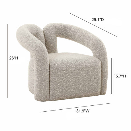 Jenn Accent Chair by TOV Furniture at Eve Furniture