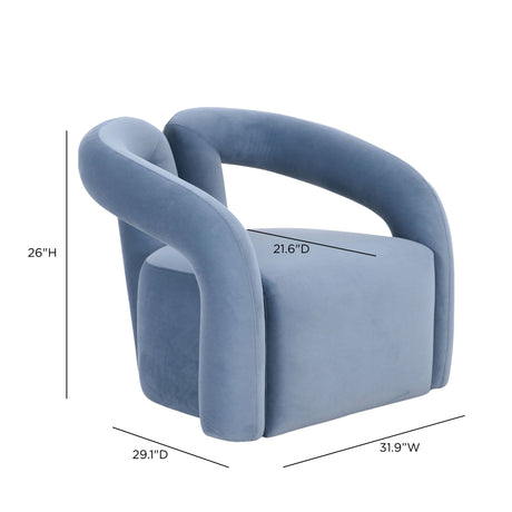 Jenn Accent Chair by TOV Furniture at Eve Furniture
