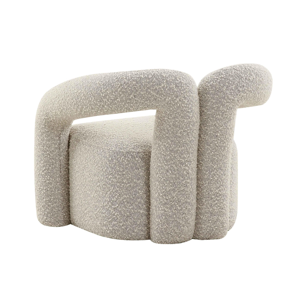 Jenn Speckled Boucle Accent Chair by TOV Furniture at Eve Furniture