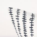 Jenna Cream w/ Black Print Linen Square Decorative Pillow Cover by Mercana at Eve Furniture