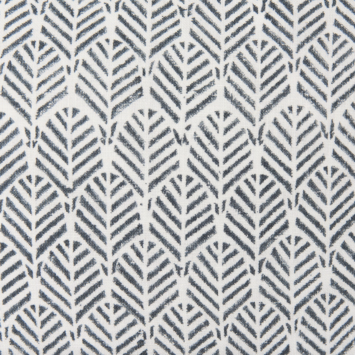 Jennelle Cream w/ Indigo Print Linen Square Decorative Pillow Cover by Mercana at Eve Furniture