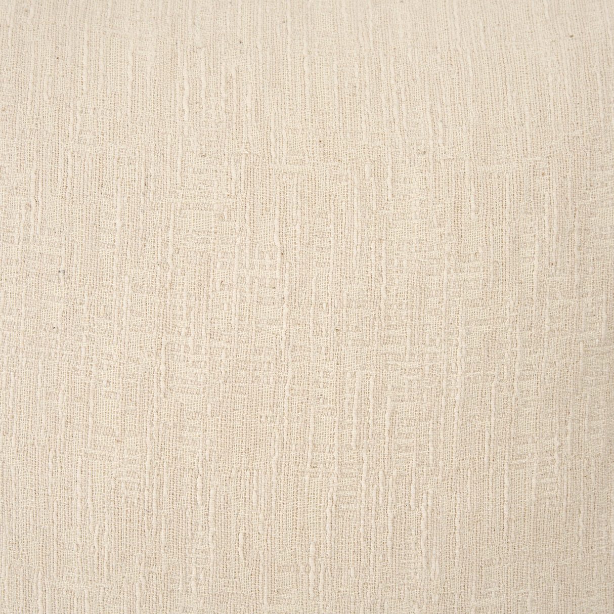 Jenner Cream Cotton-Linen Blend Decorative Square Pillow Cover by Mercana at Eve Furniture