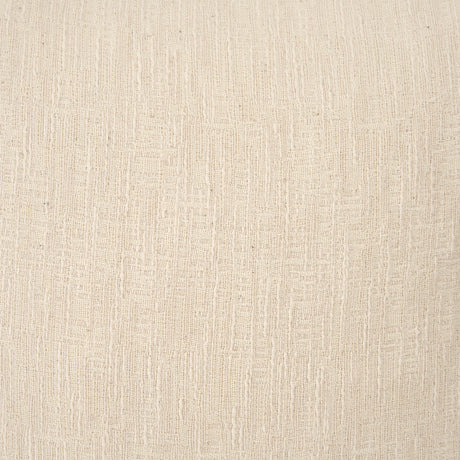 Jenner Cream Cotton-Linen Blend Decorative Square Pillow Cover by Mercana at Eve Furniture